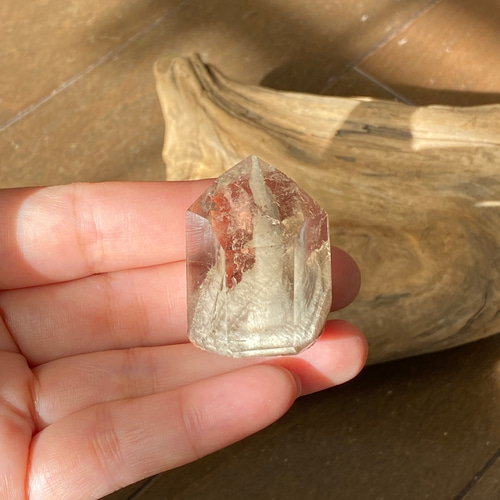 レア☆レインボー 千層ガーデンクォーツ/ライトスモーキークォーツ