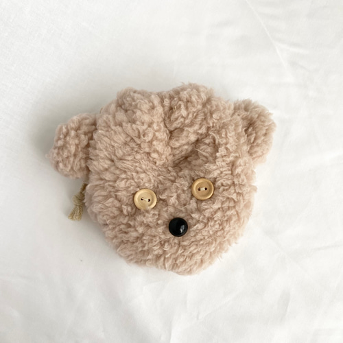 訳あり！ハンドメイドミニ巾着くま小物入れ