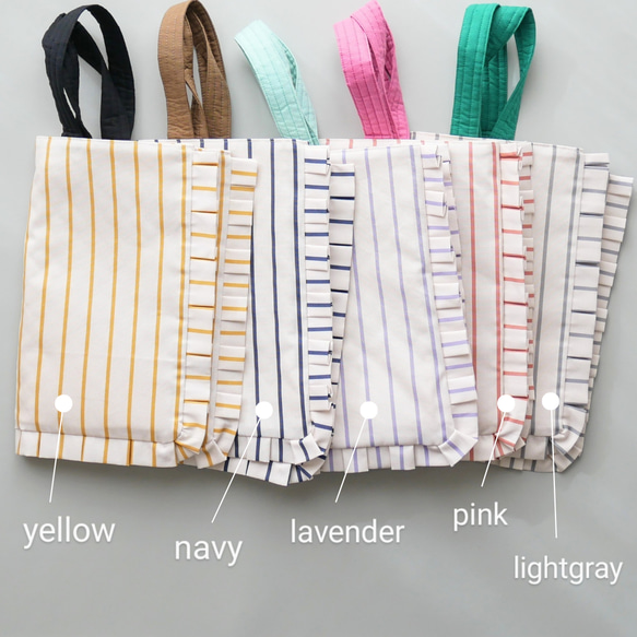 〘オーダーok〙stripe daily bag 4枚目の画像