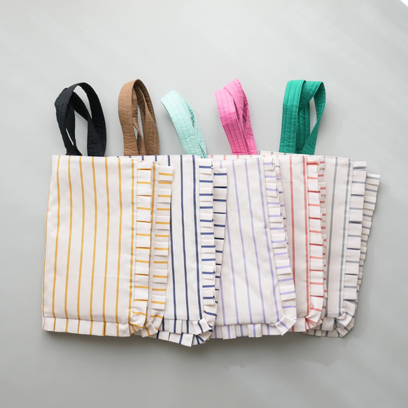 オーダーok〙stripe daily bag レッスンバッグ iloinen 通販