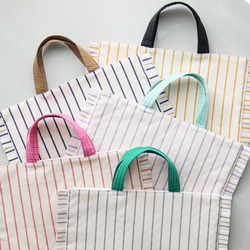 〘オーダーok〙stripe daily bag 3枚目の画像