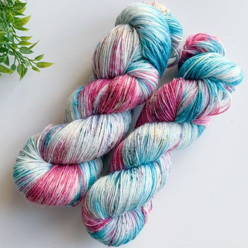 手染め毛糸 ソックヤーン Cq100g 毛糸 Multicolor yarn 通販｜Creema 