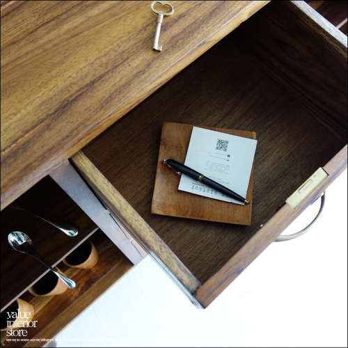 無垢材 buffet2枚扉/Med サイドボード 食器棚 飾り棚 キッチンボード