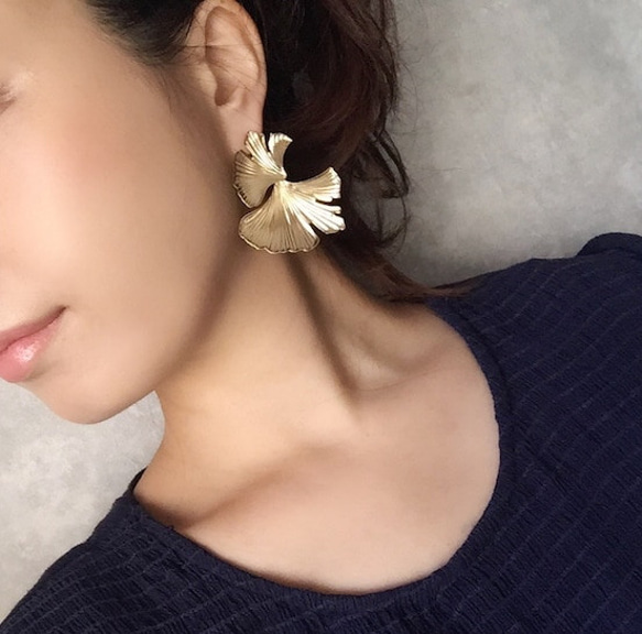 Ginkgo イチョウピアス ピアス（その他） Muguet Jewel 通販