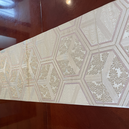豪華刺繍の正絹ランチョンマット6枚セット 帯リメイク お正月