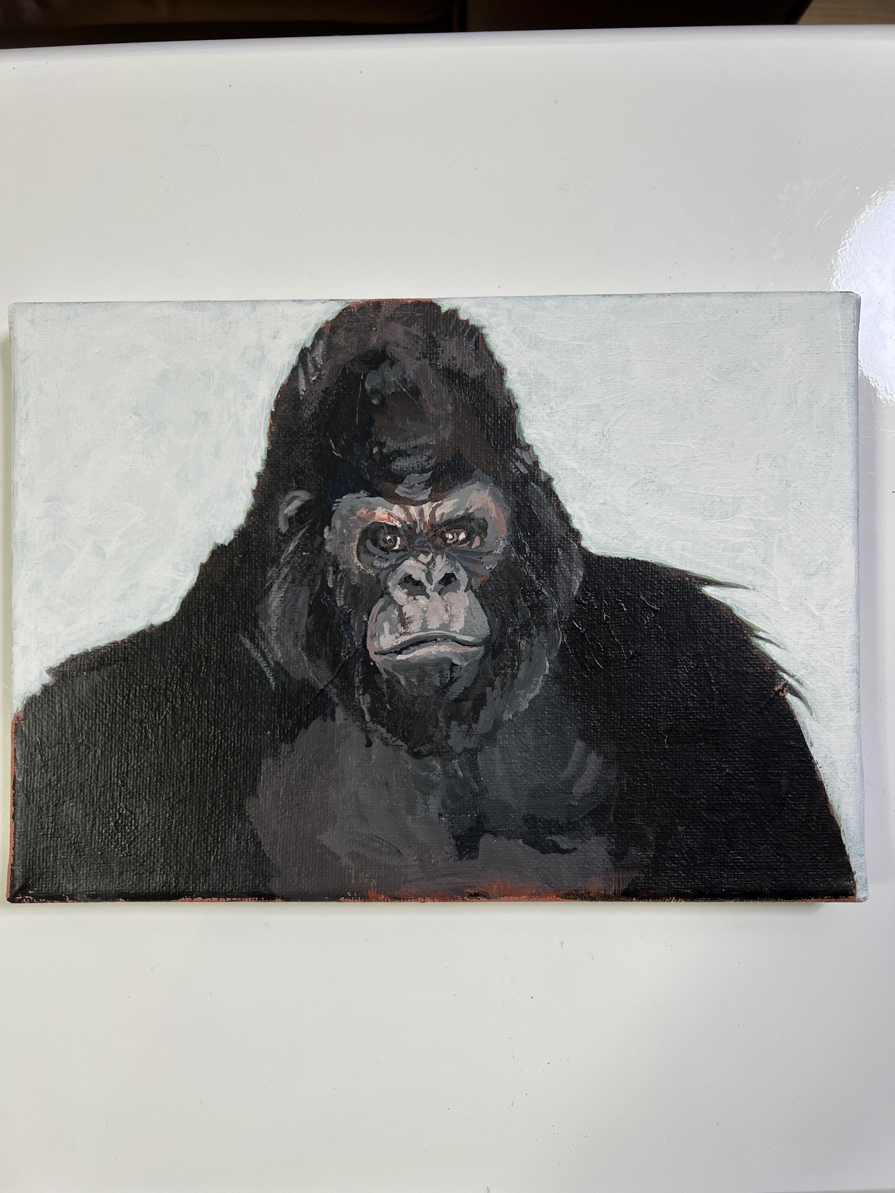 ゴリラ Ω - アクリル絵具、油絵具 | お買得商品