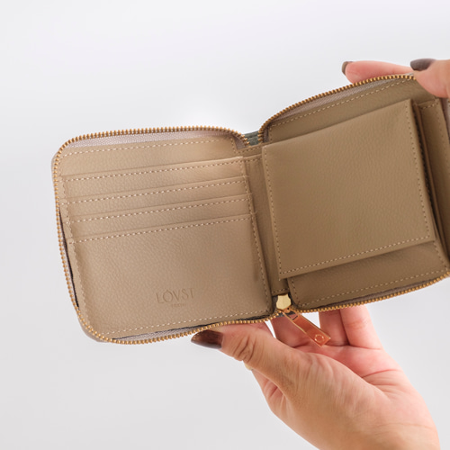 廃棄リンゴから生まれたレザーを使用！〉Apple Samael Wallet 二つ折り