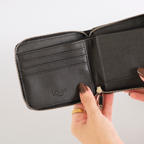 廃棄リンゴから生まれたレザーを使用！〉Apple Samael Wallet 二つ折り