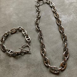 big anchor chain bracelet サージカルステンレス　チェーンブレスレット　アンカーチェーン 7枚目の画像