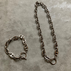 big anchor chain bracelet サージカルステンレス　チェーンブレスレット　アンカーチェーン 3枚目の画像