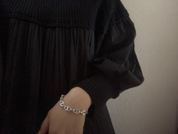 big anchor chain bracelet サージカルステンレス　チェーンブレスレット　アンカーチェーン 12枚目の画像