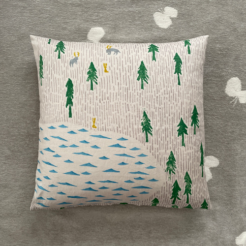 ミナペルホネン　ハンドメイド　クッションカバー★one day beige ⚮̈ミナペルホネン one day ベージュ クッションカバー