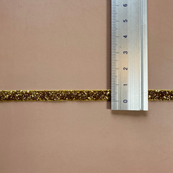 ▶︎Happy color◀︎ トルコリボン 販売単位：30cm【2212-T31】ゴールド　金　グリッター 5枚目の画像
