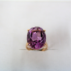 k18ゴールド アメジストリング y0989 指輪・リング j yamamoto 通販