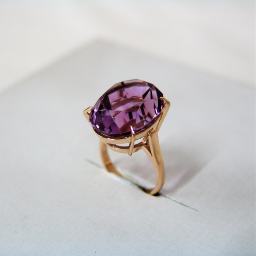 k18ゴールド アメジストリング y0989 指輪・リング j yamamoto 通販