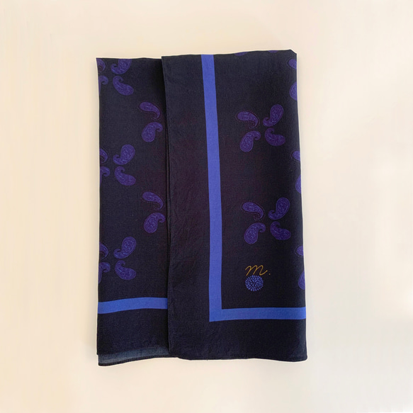 Silk Arandano Scarf 1枚目の画像