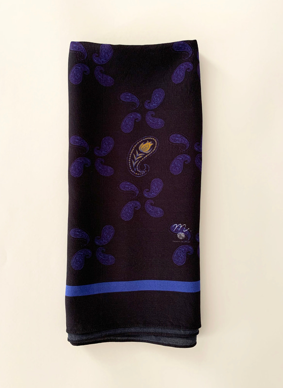 Silk Arandano Scarf 7枚目の画像