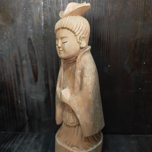 木彫像 草野房馬助 第229作 木彫り 一刀彫り 仏像 彫刻 彫刻 木彫像 草野房馬助 第229作 木彫り 一刀彫り 仏像 彫刻 彫刻
