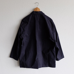 Buff Cloth Oversize 夾克黑色海軍藍 | 中性 2 種尺寸 第6張的照片