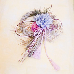 2025オリジナル水引と取り外し2wayスワッグのお正月飾り コンパクト