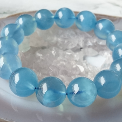 キャッツアイ✨アクアマリン✨ブレスレット ブレスレット F* 通販  