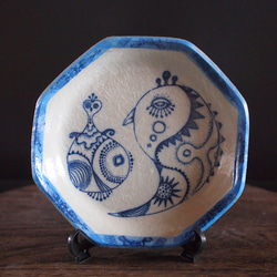 【未使用】陶芸家 須藤拓也 染付稜花中鉢 鹿鳥蓮 個展購入 一点物 須藤忠隆のギャラリー | ハンドメイド通販・販売のCreema