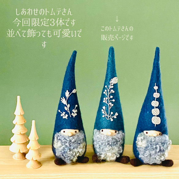 しあわせのトムテさん　花にとまることり 9枚目の画像