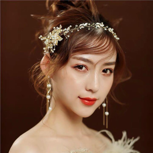 2024激安通販 ヘッドピース2種類からお選 ヘア ウェディング Gold＆Silver ヘアアクセサリー