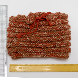 手編みのニット帽（ネックウォーマー）　A221202 5枚目の画像