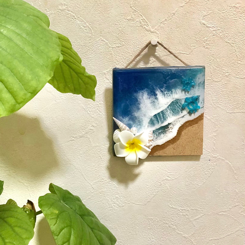 ホヌ オーシャンアート 海アート ハワイ 波 インテリア インテリア小物