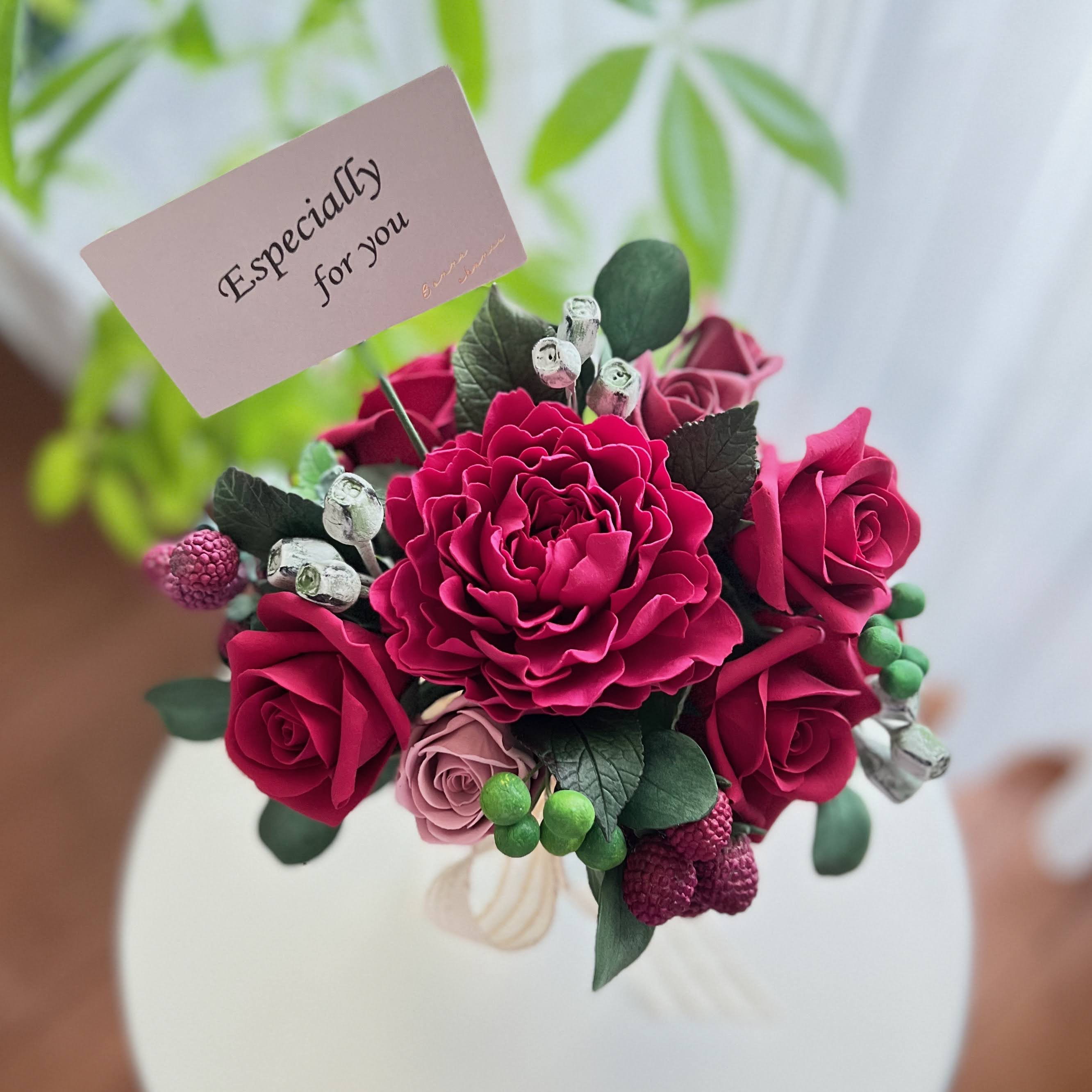 クレイアートの真紅の薔薇 クレイアートの真紅の薔薇 【公式通販】