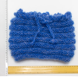 手編みのニット帽（ネックウォーマー）　A221203 5枚目の画像