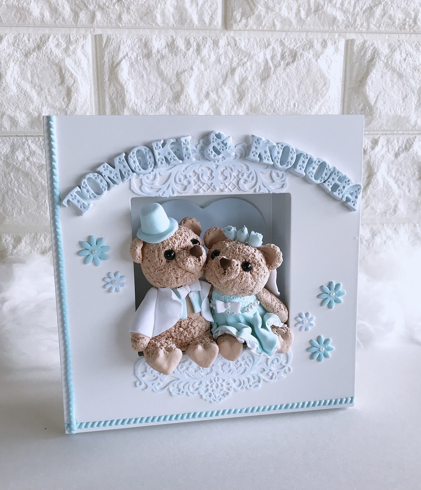 【オーダー品】ウエディングテディベアー