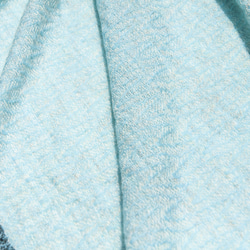 喀什米爾Cashmere 針織圍巾 純羊毛圍巾 手織圍巾 編織圍巾-藍天 沙發巾手織毯 花朵藤蔓葉子 露營蓋毯保暖羊絨 第10張的照片