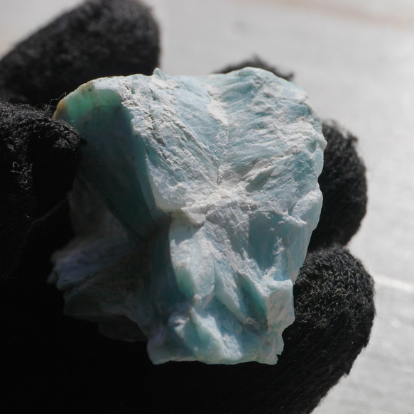 天然石ラリマー約51mm(ドミニカ共和国産)約45g 母岩付き原石ラフロック鉱物鉱石[lar-221206-01] 13枚目の画像