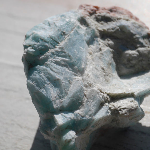 天然石ラリマー約51mm(ドミニカ共和国産)約45g 母岩付き原石ラフロック鉱物鉱石[lar-221206-01] 9枚目の画像