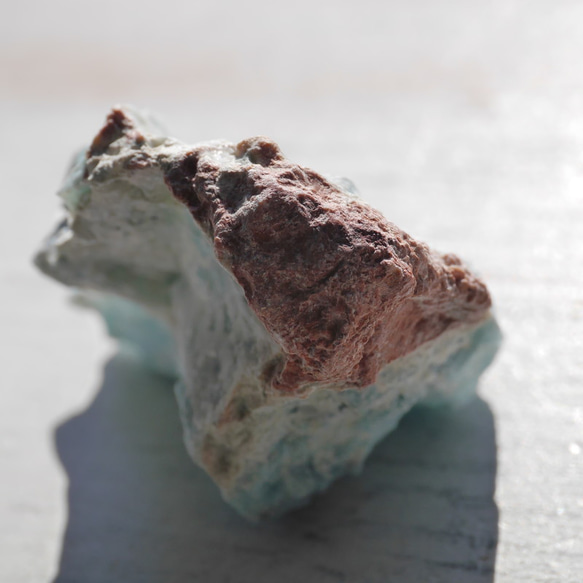 天然石ラリマー約51mm(ドミニカ共和国産)約45g 母岩付き原石ラフロック鉱物鉱石[lar-221206-01] 7枚目の画像