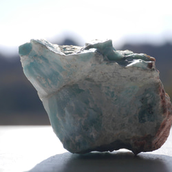 天然石ラリマー約51mm(ドミニカ共和国産)約45g 母岩付き原石ラフロック鉱物鉱石[lar-221206-01] 6枚目の画像