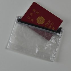 White×White 軽量&防水 ダイニーマ ポーチ 小物入れ パスポートケース　旅行 5枚目の画像