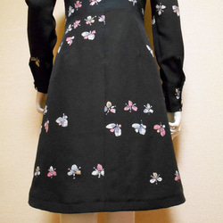 スクエアネック着物ドレス Square neck kimono dress LO-402/S 17枚目の画像