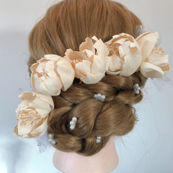 {送料.関税込} ホワイト レザーフラワーヘアバンド 9b494746911d14bee4e50be79c97b2