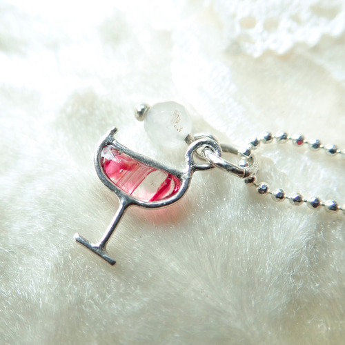 ワイングラスのネックレス ネックレス・ペンダント LUNA SHIP ~彫金