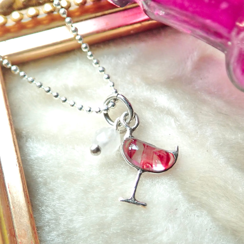 ワイングラスのネックレス ネックレス・ペンダント LUNA SHIP ~彫金