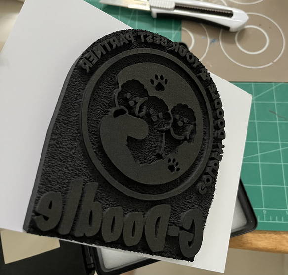 超特大スタンプ｜段ボールや大型面に！フルオーダーEVAスタンプ　「こんなの欲しかった！」を形に。ロゴ入り＋業務用対応 5枚目の画像