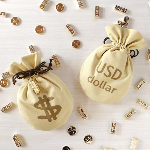賞金稼ぎの金貨袋 USドル ＄ 巾着袋 Gohobi Holic 通販 15096082