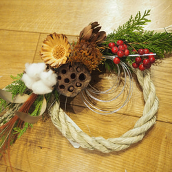 お正月　お正月飾り　しめ縄　しめ飾り✿ 2枚目の画像