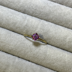 raspberry  ring... Rhodolite Garnet 3枚目の画像