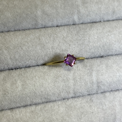 raspberry  ring... Rhodolite Garnet 6枚目の画像