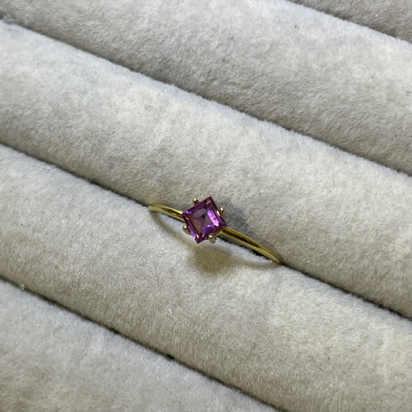 raspberry  ring... Rhodolite Garnet 2枚目の画像