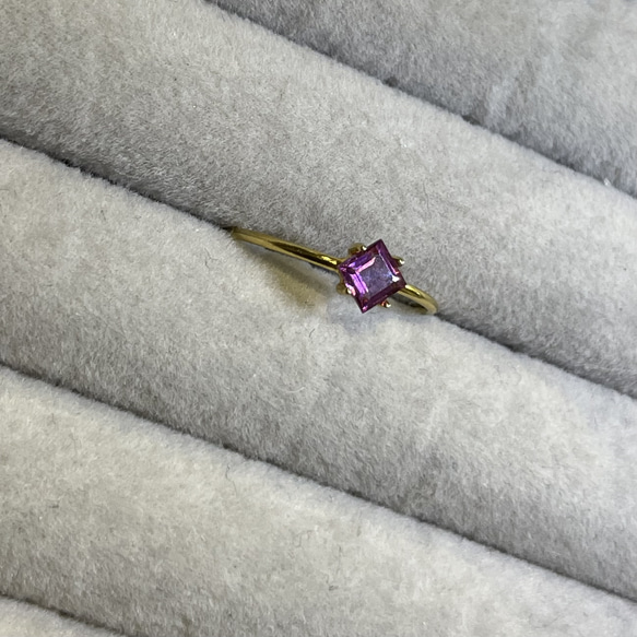 raspberry  ring... Rhodolite Garnet 7枚目の画像